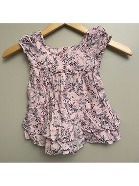 Janie and Jack Floral Flowy Blouse 18-24 months